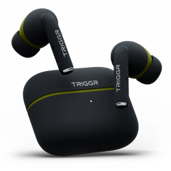 Ultrabuds N4 with Premium Finish, Rubber Grip Design, 40H Battery, 13 mm Drivers Bluetooth  (Olive Grey, True Wireless)